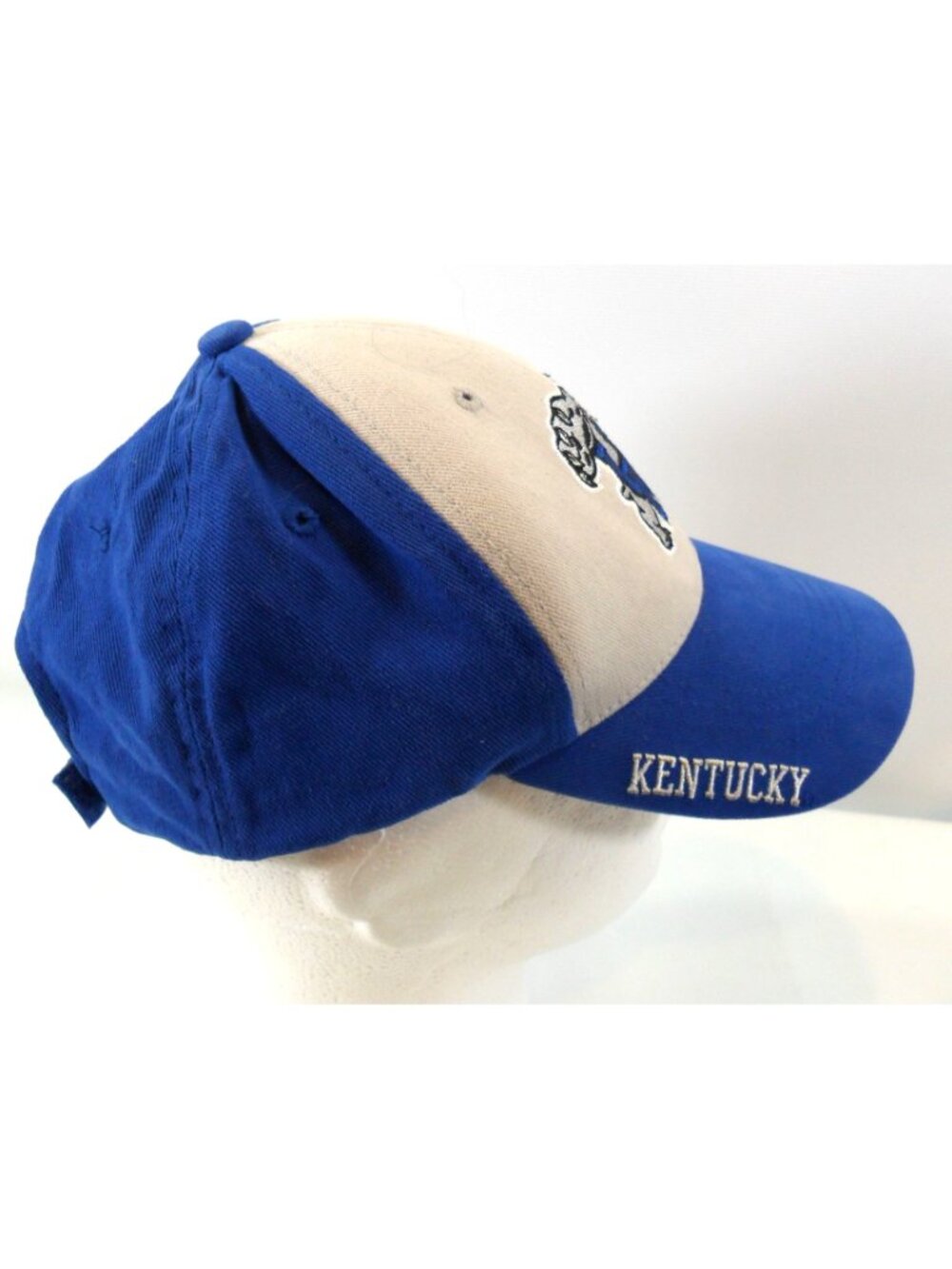 University Kentucky UK Wildcats Blue White Adj Baseball Hat Cap - Picture 5 of 7